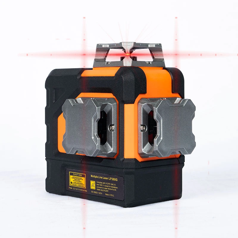 3D Super jasnoczerwony poziom lasera